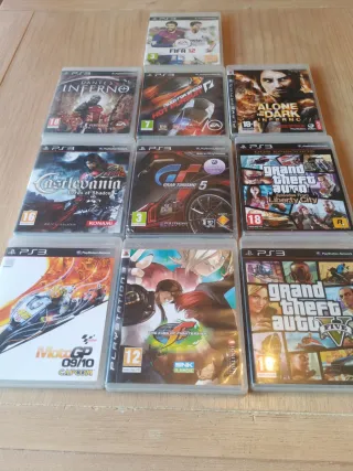 Lote 10 Juegos PS3: FIFA 12, Gran Turismo 5, GTA..