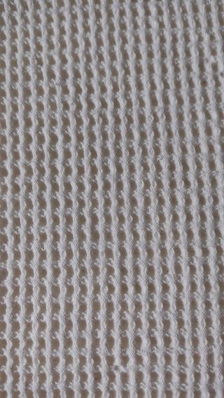 2 Colchas algodón Nido de Abeja "color crudo"