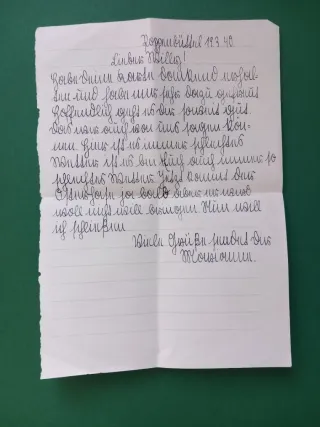 Carta Feldpost nazi 1940