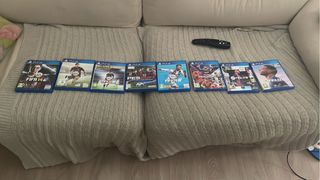 Juegos PS4 FIFA y PES