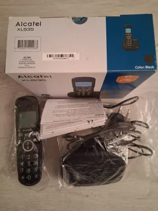 Teléfono Inalámbrico Alcatel Negro