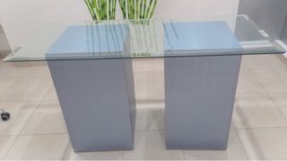 Mesa de despacho con cristal