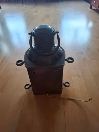 Lámpara de mesa eléctrica antigua