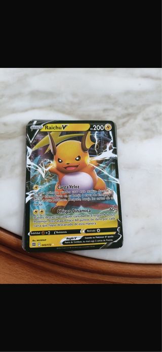 Carta Pokémon Raichu V 200 HP