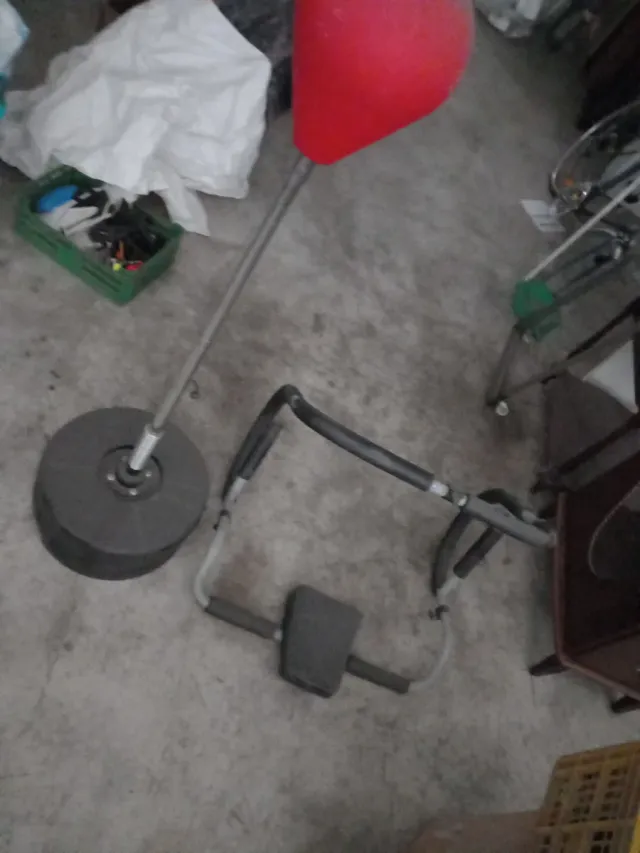 Pera de boxeo y Abdominales 15e las dos cosas