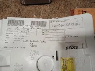 Placa Electrónica Caldera Baxi Roca CONDENSACIÓN
