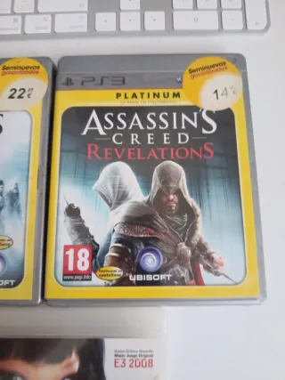 Lote PS3: Assassin's Creed 3, Brotherhood, Revelat