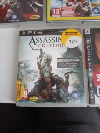Lote PS3: Assassin's Creed 3, Brotherhood, Revelat