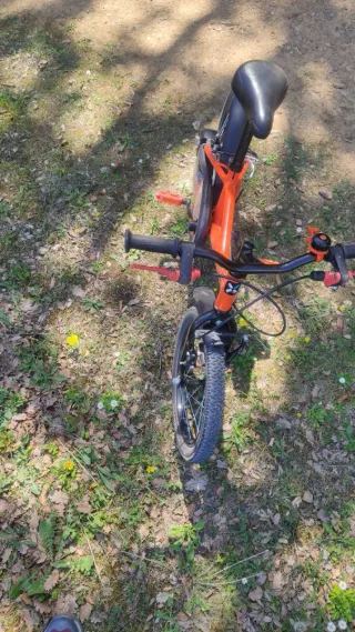 Bicicleta infantil Btwin naranja