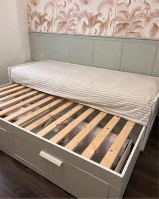 Cama extensible Ikea Brimnes 90x200 a 180x200