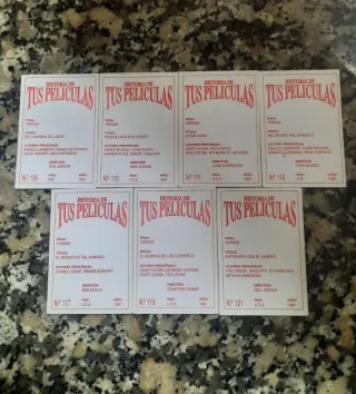 Colección Cromos Historia de Tus Películas