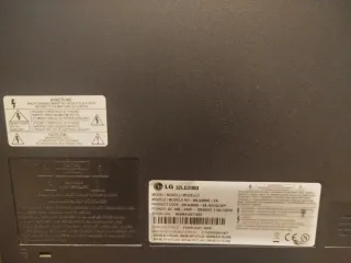 Televisión LG Negra