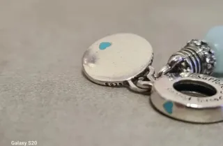 Pandora Charm Lampadina Azzurra Find your light