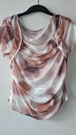 Blusa SHEIN Eleganza manga corta