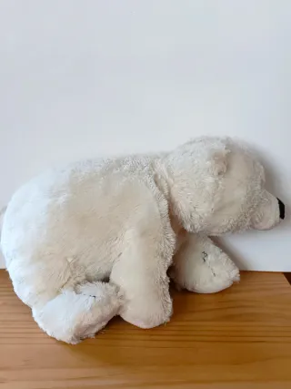 Lote oso polar:peluche+taza cerámica