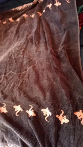 Sábana de baño de forro polar con estampado