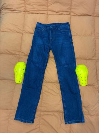 Pantalón vaquero moto Oxford con protecciones