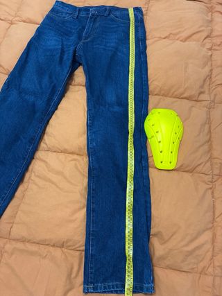 Pantalón vaquero moto Oxford con protecciones