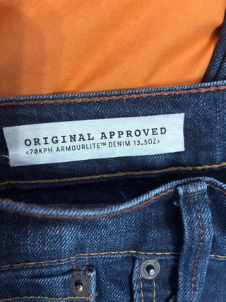 Pantalón vaquero moto Oxford con protecciones