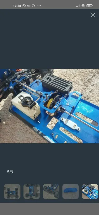 Chasis Nitro 1/6 con cubierta