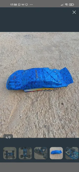 Chasis Nitro 1/6 con cubierta