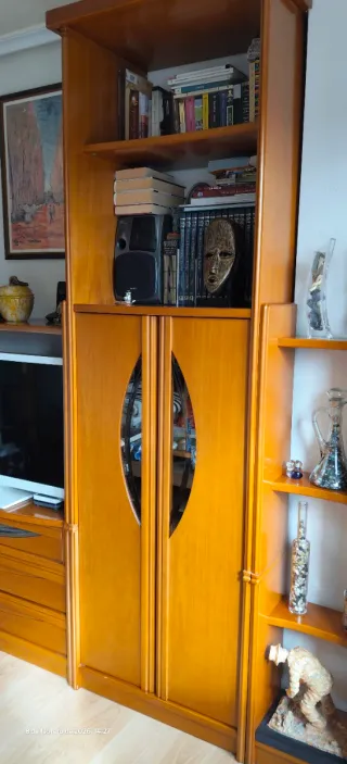 Mueble de salón madera cerezo