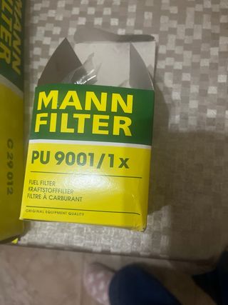 Filro de aire C29 012  y filtro de gasoil PU900/1x