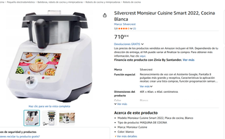 Robot Cocina Monsieur Cuisine Smart 1200W
