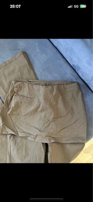 Falda pantalón 2000 gris