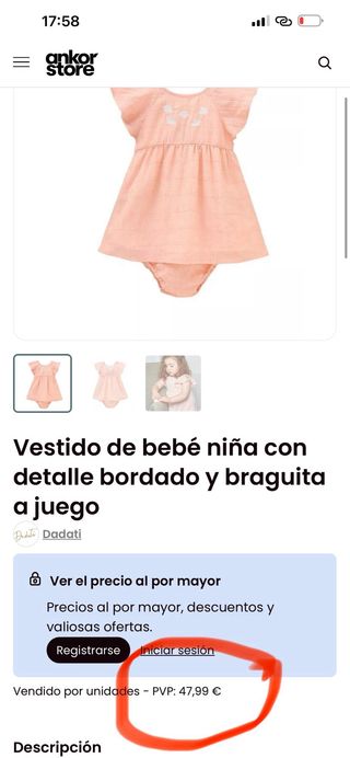 JESUSITO CONJUNTO VESTIDO Y BRAGUITA de DADATI