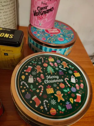 Set 6 scatole in latta