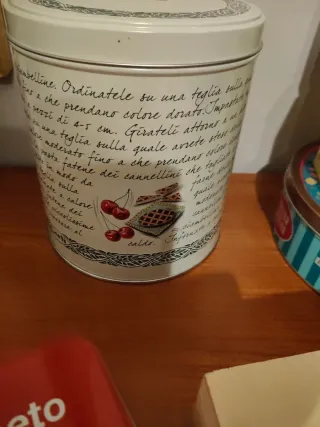 Set 6 scatole in latta