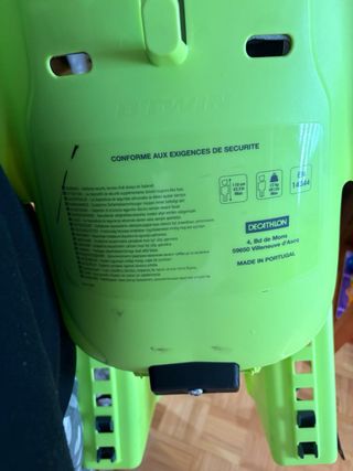 Silla de bici para niños