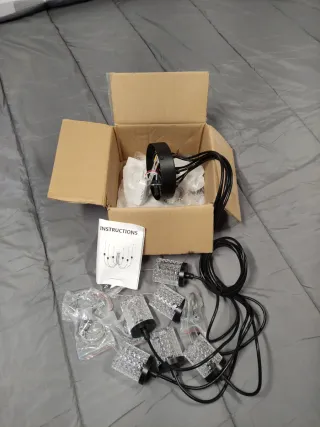 Lámpara Araña LED 6 luces cristal