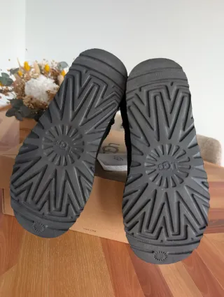 *40% Botas UGG Negras Lazos 37*