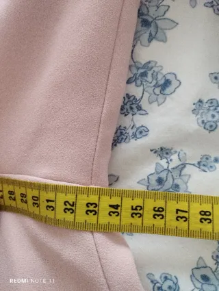 Vestido fiesta rosa lazo