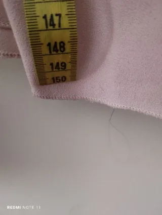 Vestido fiesta rosa lazo