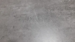 Mesa comedor extensible gris y blanco