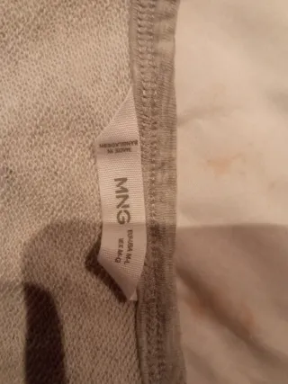 Top gris Mango mujer