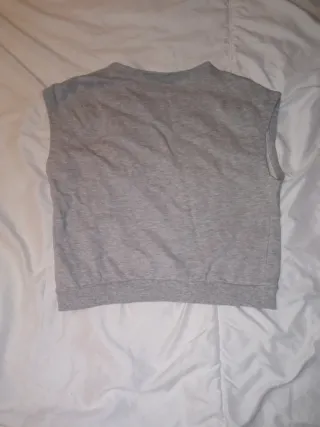 Top gris Mango mujer