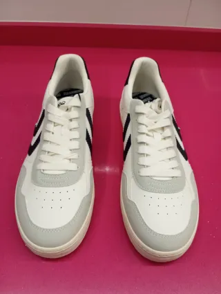 Zapatillas Hummel Hombre Blancas y Azul