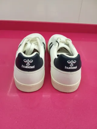 Zapatillas Hummel Hombre Blancas y Azul