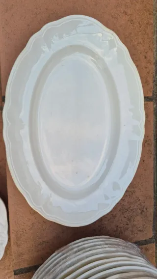 Vajilla San Claudio Porcelana Blanca