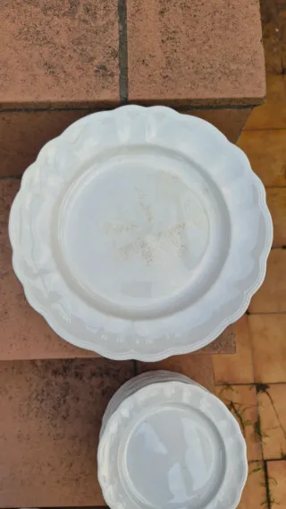 Vajilla San Claudio Porcelana Blanca