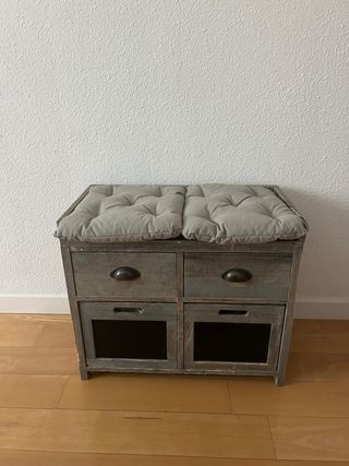 Banco Zapatero con Cajones