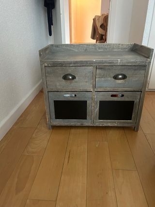 Banco Zapatero con Cajones