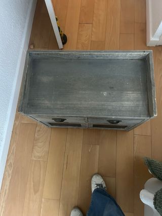 Banco Zapatero con Cajones