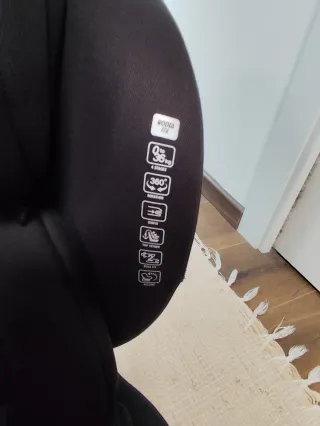 Silla Coche Babyauto Grupo 0/1/2/3 Negra