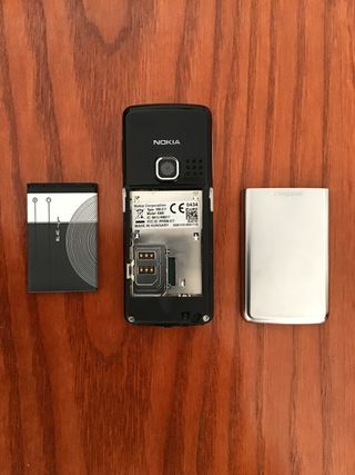 Cellulare Nokia 6300 Argento/Nero Batteria Nuova