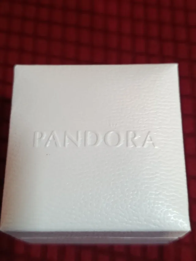 Anillo Pandora Baño Plata Talla 17 Corazón Púrpura